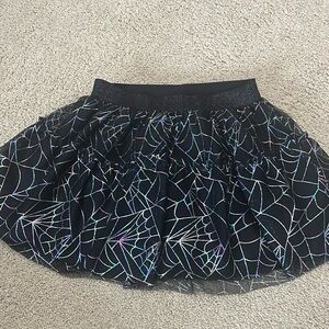 Cat & Jack/black Halloween tutu/size S (6/7)